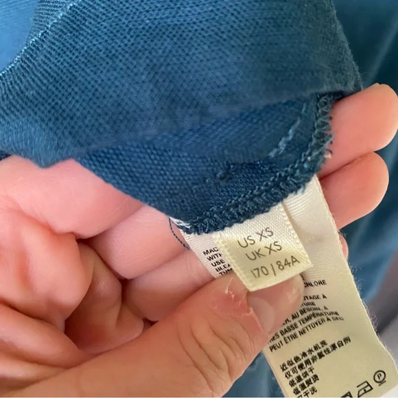 FREE PEOPLE Adelle Teal Blue Mini Dress Tunic—Size XS - Picture 15 of 16